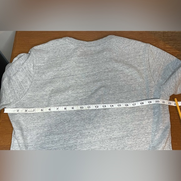 Scotch & Soda sweatshirt men’s medium Blauw Logo Grey Cotton preppy collegiate - Picture 5 of 7